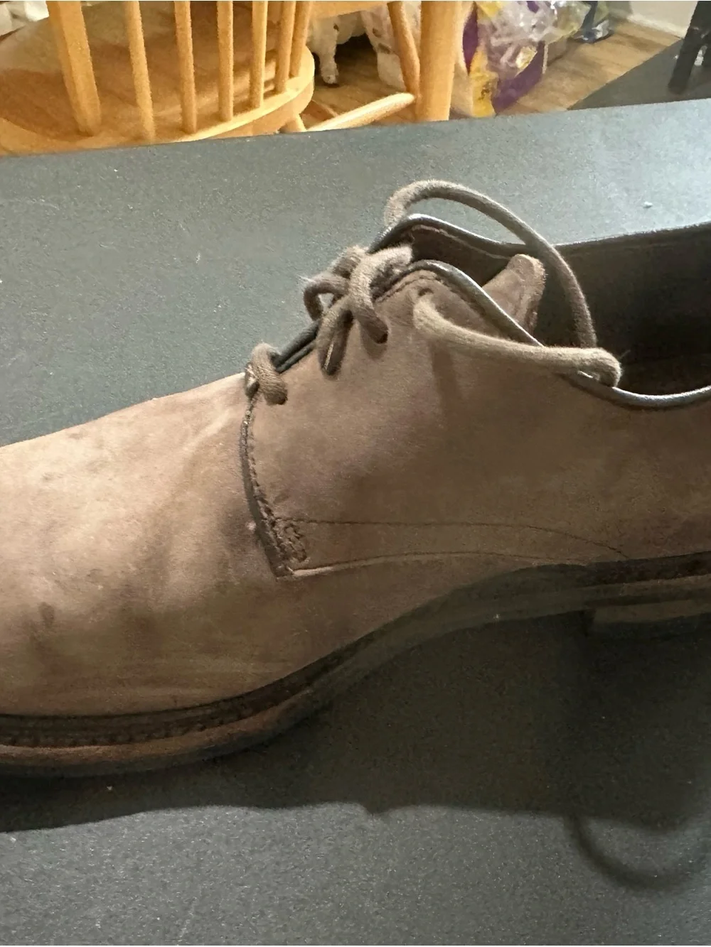 Allen Edmonds Brown Suede Oxfords